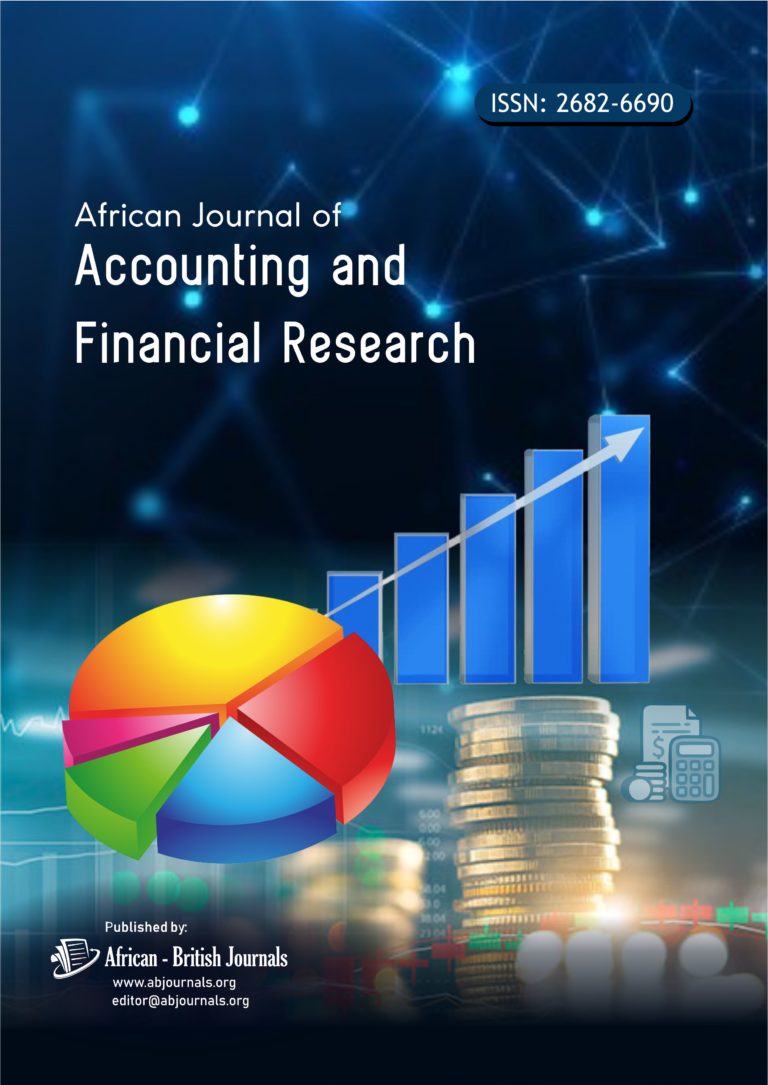 African Journal of Accounting and Financial Research (ISSN: 2682-6690)