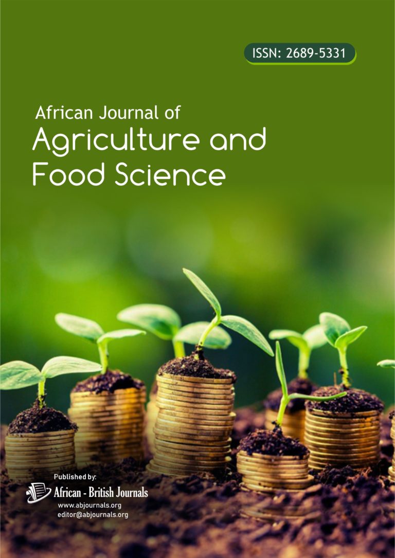 African Journal of Agriculture and Food Science (ISSN: 2689-5331)