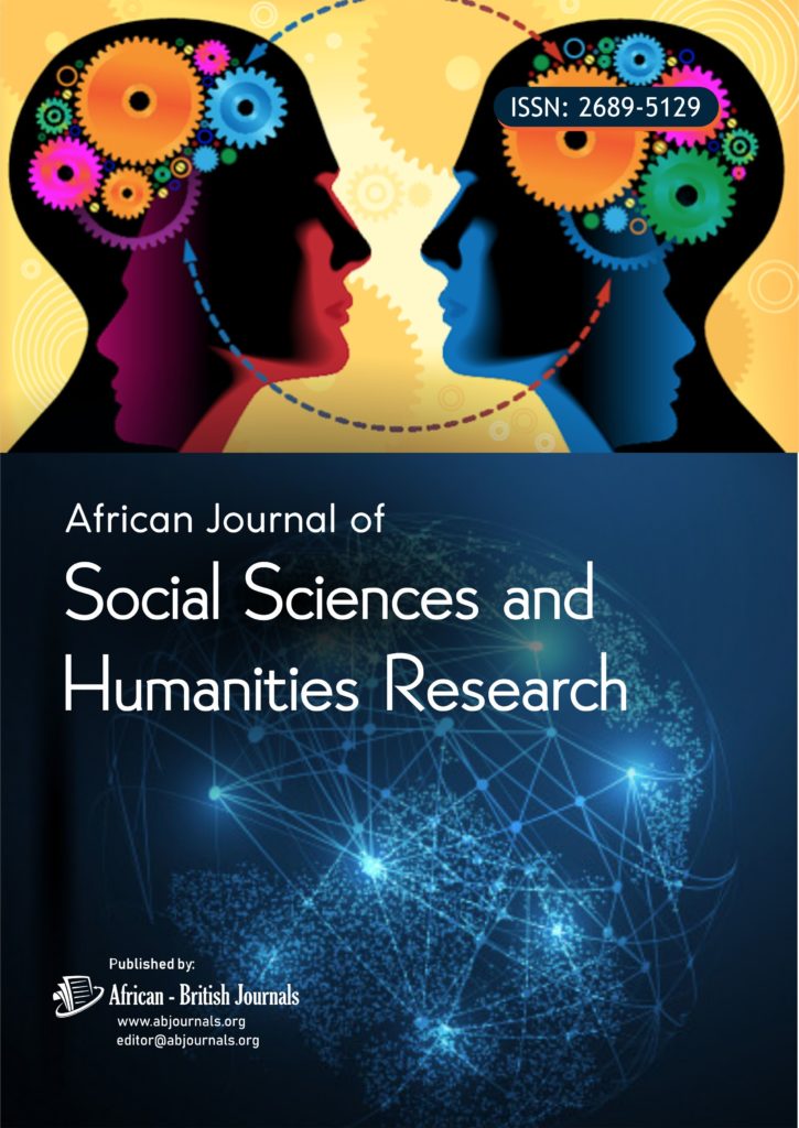 African Journal Of Social Sciences And Humanities Research ISSN 2689