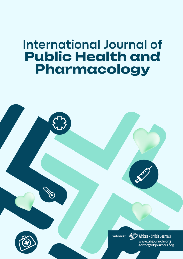 International Journal of Public Health and Pharmacology