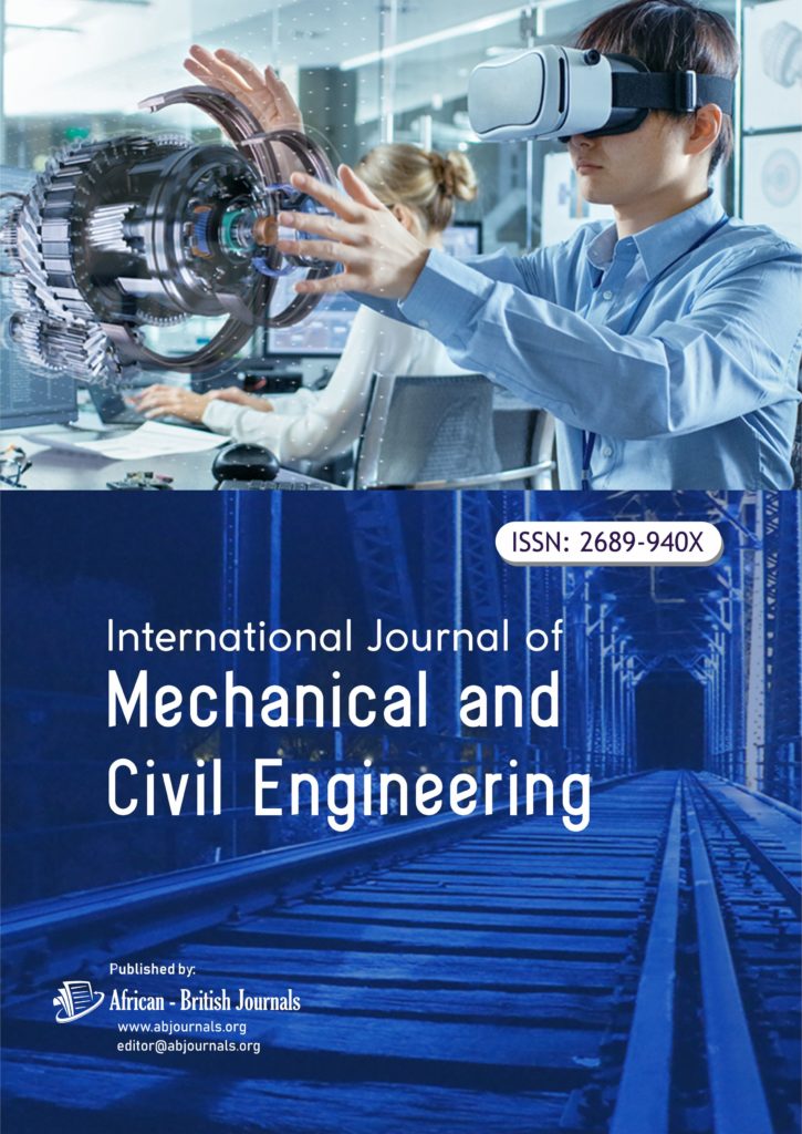 International Journal of Mechanical and Civil Engineering (ISSN 2689940X)