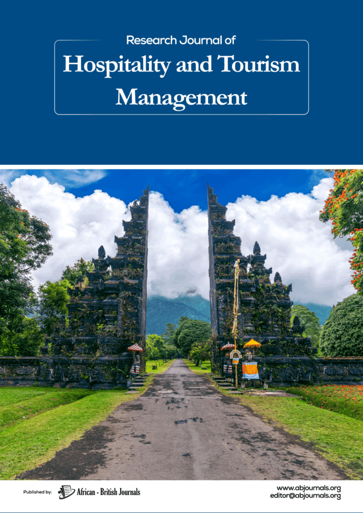 Research Journal of Hospitality and Tourism Management