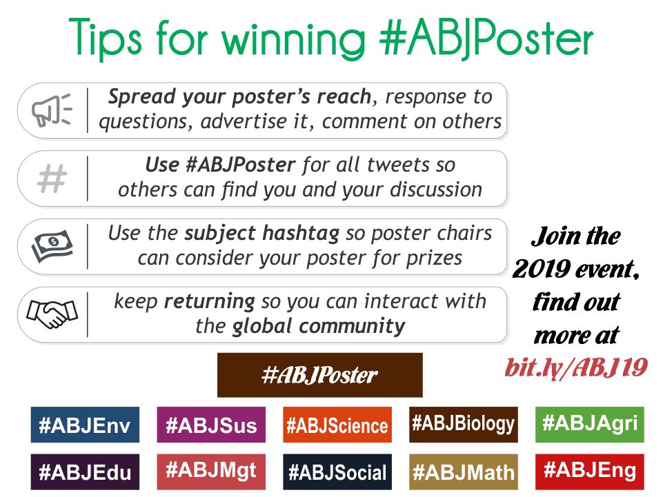 tips to win #ABJPoster